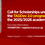 Call for Scholarship 2025-2026 TAGDev 2.0 Programme